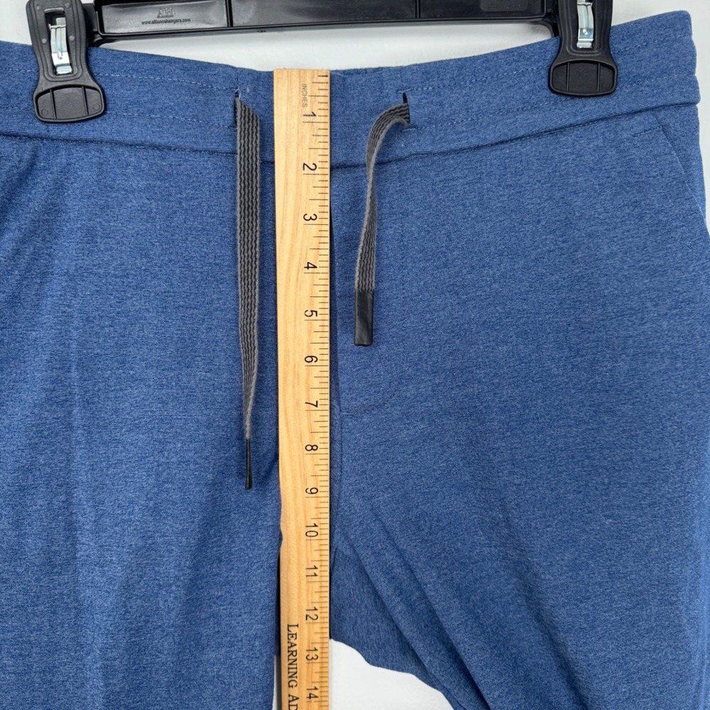 Bonobos Mens Jogger Pants Blue Heathered Knit Drawstring Regular Medium M - Picture 8 of 10